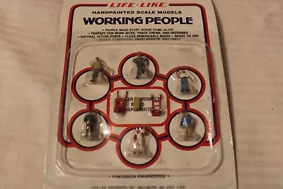 HO Scale Life-Like Package Of 6 Working People Figures #1130 BNOS • $18.75