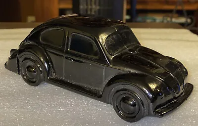$7 • Buy Avon Volkswagen VW Beetle Car Cologne Bottle Black Decanter Vintage EMPTY