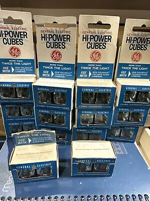 General Electric Hi Power Camera Flash Cubes Lot Of 14 2 Packs NOS • $70