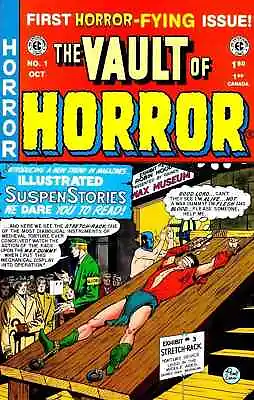 VAULT OF HORROR & HAUNT &  FEAR & TALES FROM THE CRYPT &  SUSPENSE COMICS N  DVD • £3.80