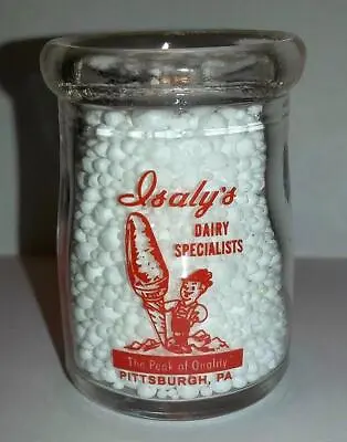 Very Nice Isaly's Dairy 3/4 Oz. Glass Creamer Pittsburgh Pa • $28.99