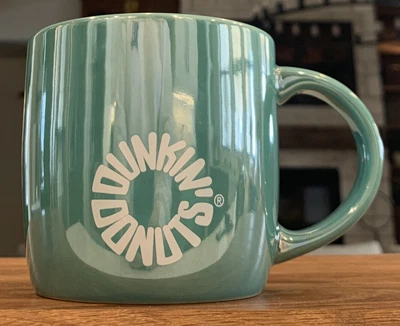 $19.99 • Buy Dunkin Donuts Iridescent Coffee Mug Green  12 Oz