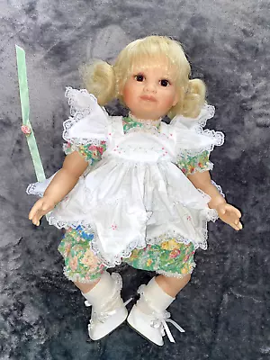 Virginia Ehrlich Turner Vinyl Doll Blonde Hair Brown Eyes 5/8/1996 # 37 Of 500 • $32.99