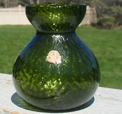 Vtg Denmark Glass Hyacinth Bulb Forcing Vase Kastrup Glas Denmark Vase Labeled • $94.95