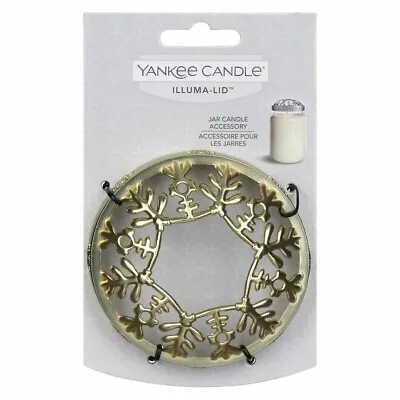 🕯️*NEW* Yankee Candle Illumalid YC Morocco Jar Holder YC Tealight Holder Gold • £9