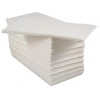 Linen Feel White Disposable Airlaid Paper Hand Towels / Napkins 8 Fold • £7.25