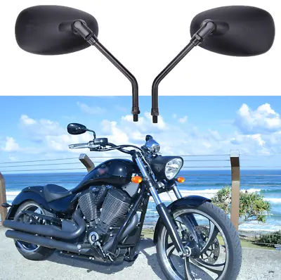 Motorcycle Rearview Side Mirrors 10mm For Victory Vegas 8 Ball Cross Country • $22.39
