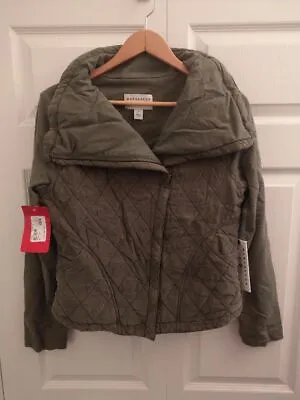 Anthropologie Marrakech Quilted Phoebe A-Symmetrical Jacket Size Medium NWT • $59.95