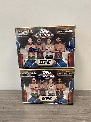 2024 Topps Chrome UFC Blaster Box X 2 - 2 BOXES - FACTORY SEALED - GREAT DEAL! • $54.99