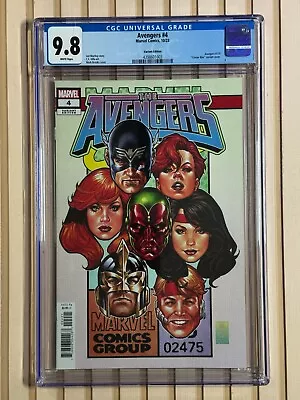 Avengers #4 2023 Marvel Comics 1st Print Mark Brooks Variant CGC 9.8 • $0.99