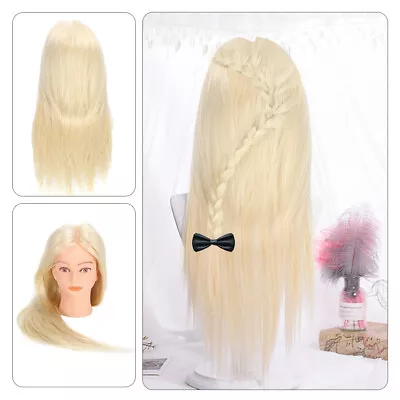 24  Salon Hair Training Head Hairdressing Styling Mannequin Doll +Clamp New. • £12.69