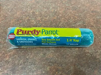 £8.98 • Buy 9  Purdy Parrot Woven Mohair 1/4  Nap Paint Roller For A Mirror Finish 0.5  Core