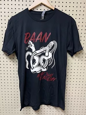 New Baan Muay Thai Martial Arts Combat Boxing Sport T-Shirt Medium Short Sleeve • $14.39
