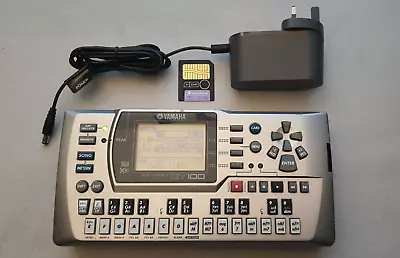 Yamaha QY100 Portable Workstation Synth Drums Sequencer With PSU & Memory Card • £149