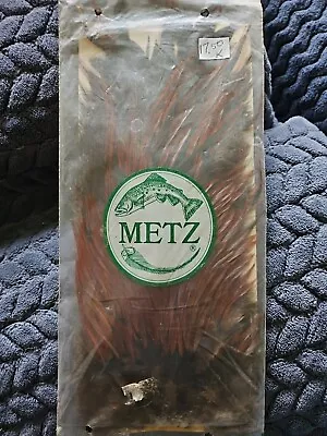 Vintage Metz Grade 2 Hackle Brown For Fly Fishing • $24.99