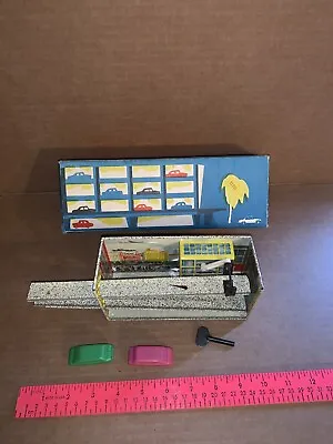 Rare Vintage Wind-Up Tin Litho Car Parking Garage Made In Russia In Box • $24.99