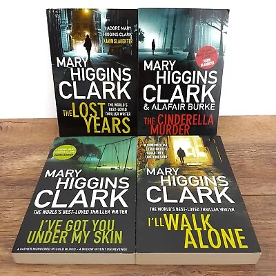 Mary Higgins Clark Book Bundle 4 PB Crime Thriller Alvirah & Willy Under Suspici • £9.97