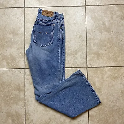 Vintage 90s MUDD Low Rise Flare Leg Jeans Y2K Light Wash Denim Size 9 • $40