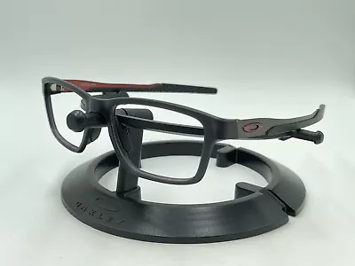 OAKLEY OX8153-0553 METALINK EYEGLASSES FRAME ONLY RX Satin Gray Smoke AUTHENTIC • $109