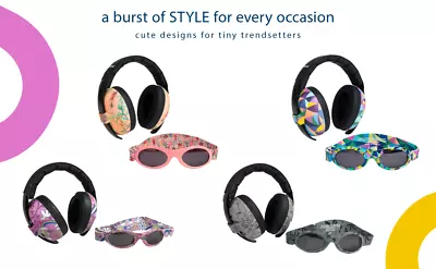 Baby Child Noise Cancelling Ear Defenders & UV Protection Sunglass Combo By Banz • £26.99