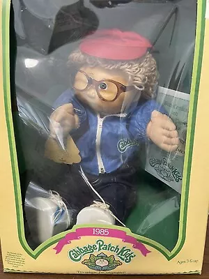 1985 Coleco Rare Cabbage Patch Doll Freckles Dimples Blue Eyes Boy Glasses • $355