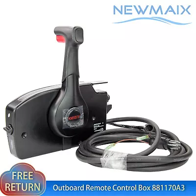 Outboard Remote Control Box 881170A3 Right 8 Pin For Quicksilver Mercury Engine • $155.99