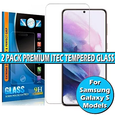 For Samsung Galaxy Note 10 20 S10 S20 S21 + Lite Tempered Glass Screen Protector • £1.99