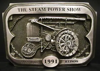 Gaar Scott 40-70 Tractor Belt Buckle 1991 Steam Power Show IL Rumely Tiger Pull • $76.49