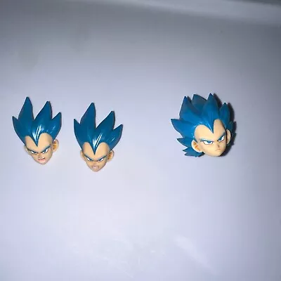 Dragon Ball Z Super Saiyan Blue Vegeta Head Sculpt From Dbz Figuarts Ssgss • $30