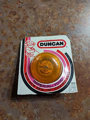 Original New Vintage DUNCAN Imperial Yo-Yo Transparent Orange Reslon Coated Axle • $0.99