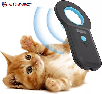 Cat Dog Pet Tag ID Microchips Scanner 125kHz 134kHz ISO FDX-B RFID Animal Reader • $27.50