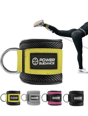 Power-guidance Ankle Strap For Cable Machine Exercise Machine Strap Yellow • £9.50