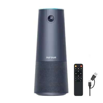 Nuroum C40 Video Conference Webcam With Microphone And Speaker AI Auto Framing  • £229.99