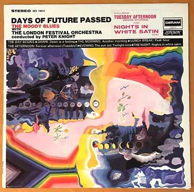 THE MOODY BLUES Days Of Future Passed DERAM 1967 LP HYPE STICKER RARE • $7.99