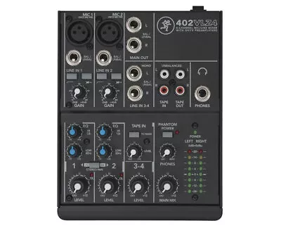 Mackie 402VLZ4 4-Channel Compact Mixer W/ Onyx Mic PreampsPROAUDIOSTAR • $84.99