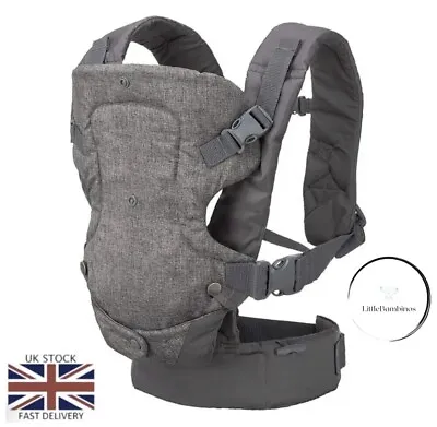 Infantino Flip Advanced 4 In 1 Convertible Baby Carrier Adjustable Infant Strong • £23.45