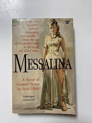 Messalina By Jack Oleck Paperback Book Dell Historical Adult 1960 • $8.95