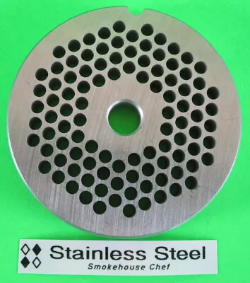 #22 X 3/16  Meat Grinder Plate Disc STAINLESS STEEL Fits MTN Cabelas & Others • $23.75