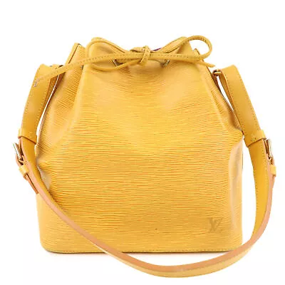 Auth Louis Vuitton Epi Petit Noe Shoulder Bag Tassili Yellow M44109 Used F/S • $380