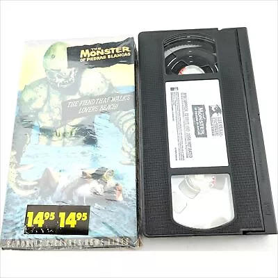 The Monster Of Piedras Blancas Vhs Cassette Tape Vintage • $19.99