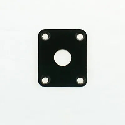 Plastic Output Jack Plate Cover For LP Style Guitar Black • $6.50