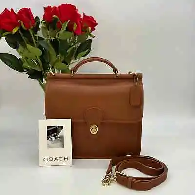Vintage Coach Willis Bag #9927 British Tan 2001 • $749