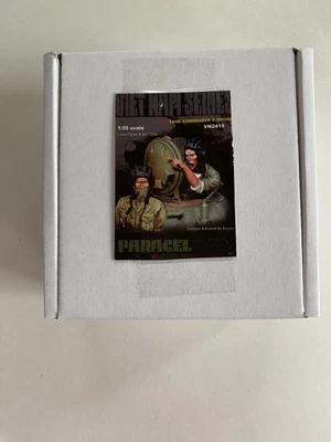 $18.99 • Buy Paracel Miniatures 1/35 NVA Tank Crew (1 & 1/2 ) Vietnam Resin Figure Kit