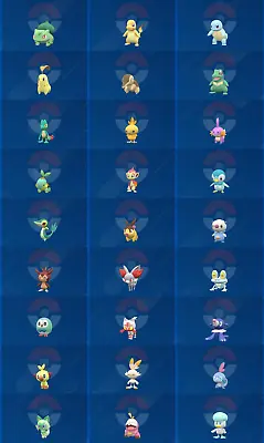 Shiny 6IV XXXL Tera Stellar Level 5 Ribbon Master Starter Pokemon Scarlet/Violet • $31.57