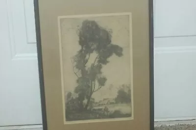 Marco Zim Russia (1880-1930) Etching Titled  Lake View  • $150