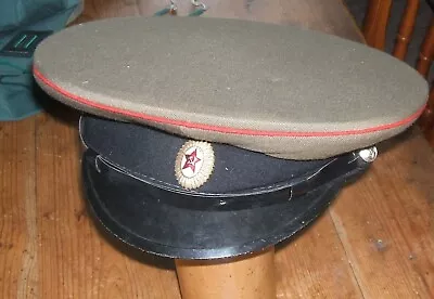 £10.99 • Buy Russian Soviet Army Parade Uniform Hat Cap Engineers Pioneers Cold War Orc