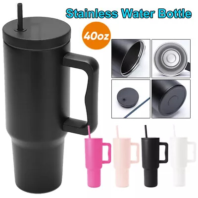 1200ML Insulated Coffee Mug Cup Thermal Stainless Steel Flask Vacuum Thermos Mug • $27.22