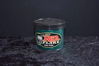 Roth Flake Traditional Gang Green Chopper Hotrod VW Metalflake Sparkle Paint • $23.66