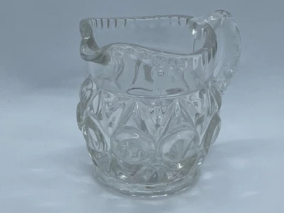 £1.60 • Buy Antique 1800's Small Victorian Pressed Clear Glass Jug