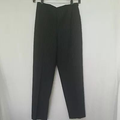 Amanda Smith Ladies Black Pinstripe Dress Pants Size 12 • $10